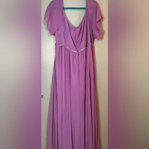 Plus size lavender maxi dress size 24